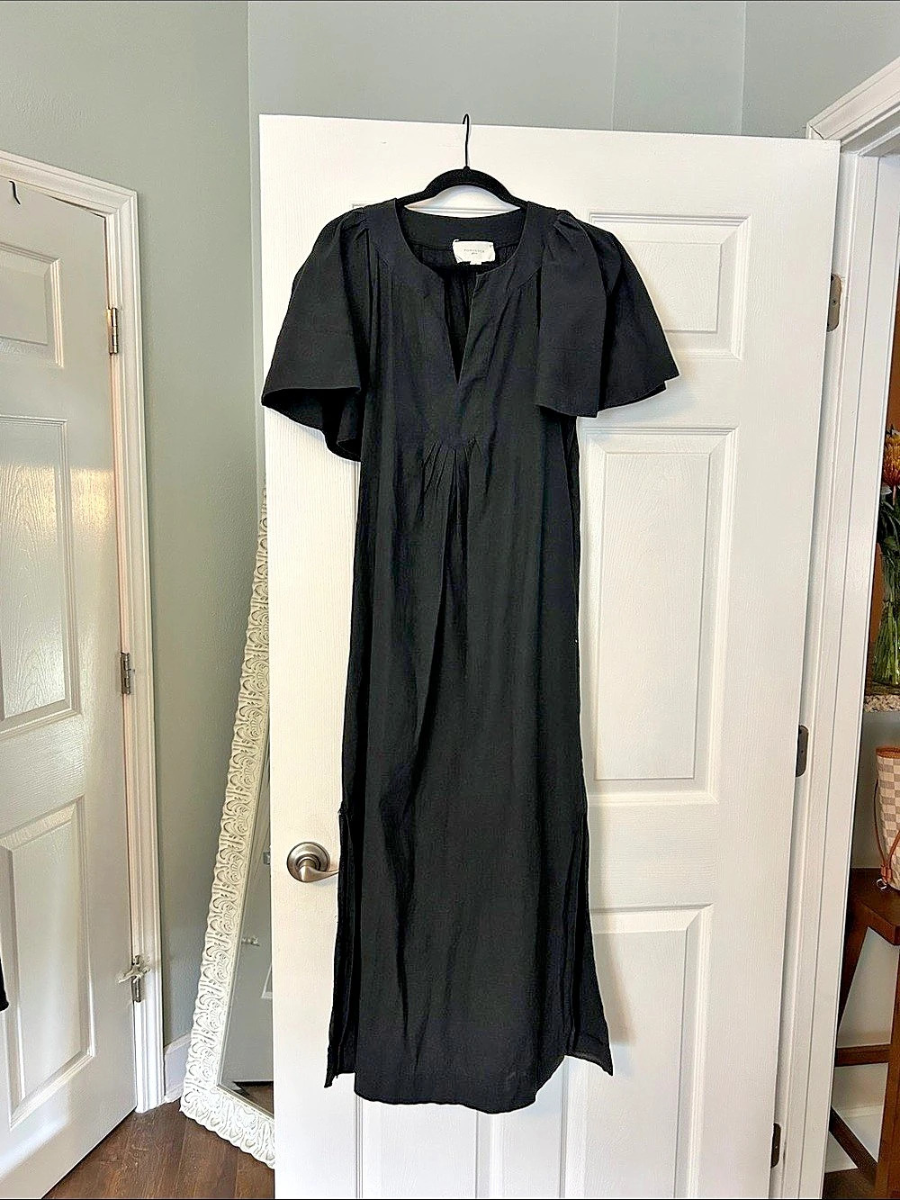 Pomander place . The Fairground Dress. Black Midi Dress